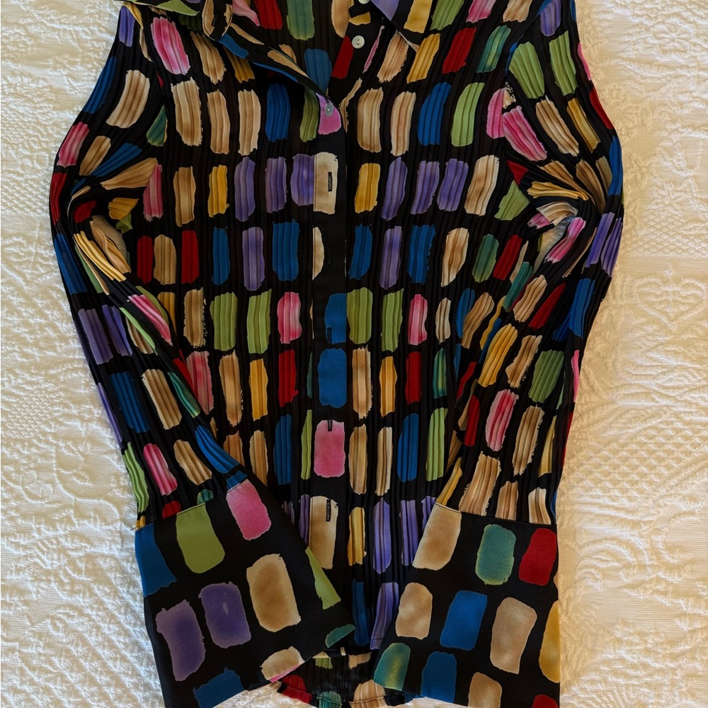 Violet & Claire Multicolor Button Down Shirt